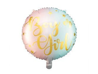 Foil balloon Boy or Girl, 35cm