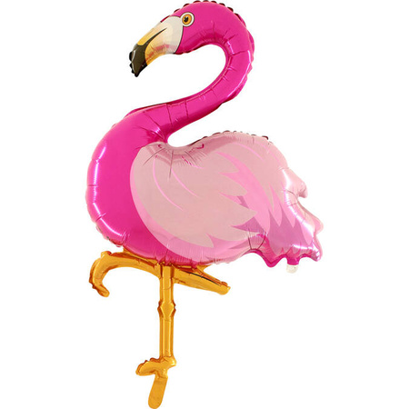 Folienballon - Flamingo, 86 cm.