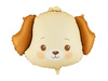 Foil balloon beige Dog 63x48.5cm