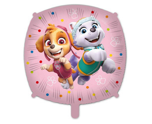 Paw Patrol Folienballon rosa Skye Everest mit Gewicht, 46cm