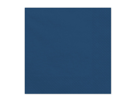 Papierservietten Marineblau 33x33cm 20 St