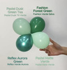 Sempertex Latex Balloons, Pastel Dusk Green Tea, 30cm, 50pcs
