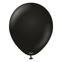 Balony lateksowe Kalisan Black czarne 30cm, 100 szt.