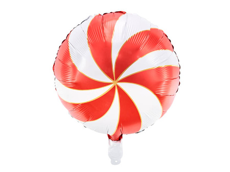 Candy foil balloon, 35 cm, red