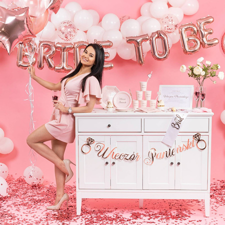 Balloons set Bride to be, Rose Gold, 45 cm
