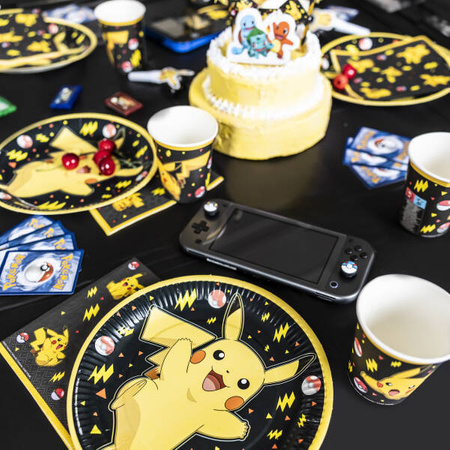 Pokemon birthday cups, Pikachu, 8pcs 237 ml