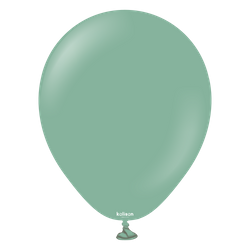 Balony lateksowe Retro Sage, zielony, 45 cm, 1 szt.