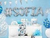 Balony lateksowe, przezroczyste Chmurki, Crystal Clear 30cm, 50 szt.