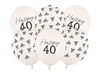 30 cm balloons, 40th birthday set, Pastel Off-white