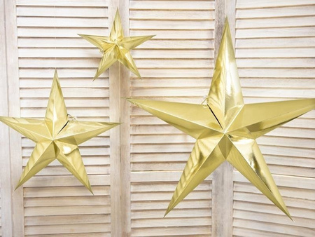 Paper Star, 45cm, gold