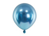 Glossy balloons, Blue chrome, 12 cm, 50 pcs.