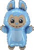 Grabo Foil Balloon Blue labubu Blue 61 cm