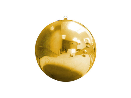 Aufblasbarer Ball, gold verspiegelt, 90cm
