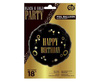 Happy Birthday Folienballon (B&amp;G Party), 46cm