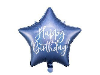 Foil balloon Happy Birthday! Pomegranate star 40 cm