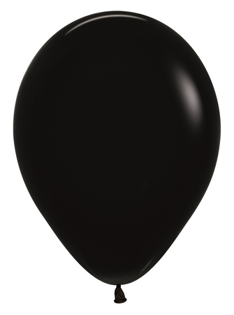 Sempertex Latexballons, Black, Schwarz, 30cm, 50Stk.
