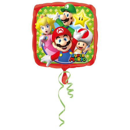 Balon foliowy Super Mario, 43cm  Anagram