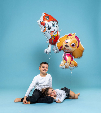 Foil balloon Marshall Dog Patrol, 74 cm packed