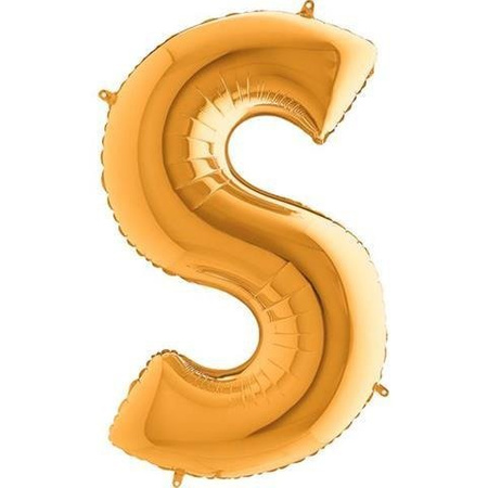 Foil balloon 40 Letter 's gold