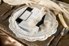 Chiffon ribbon, light beige, 40mm, 5m, 3 pieces