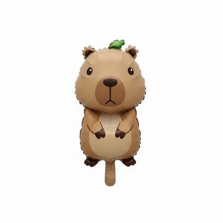 Foil Balloon mini Capybara Set 27x38cm 6pcs