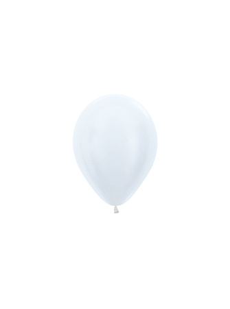 Balony lateksowe Sempertex Pearl White 12cm, 50szt.
