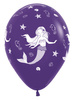 Mermaid Balloons Sempertex, Latex, 30cm, 25 pcs.