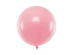 Balon lateksowy Gigant, Różowy, Pastel Baby Pink, 60cm, 1szt