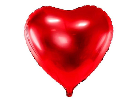 Foil balloon heart Red 45 cm