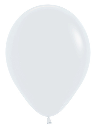 Balony lateksowe Sempertex White, biały, 30 cm, 50szt.