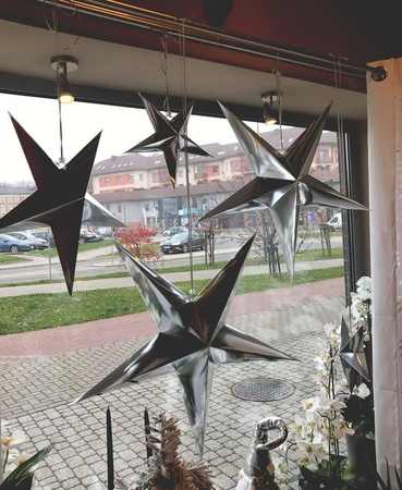 Paper Star, 45cm, silver