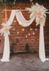 Artificial pampas grass, 15x110 cm, light cream