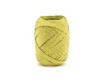 Plastic ribbon, gold, 5mm / 10m