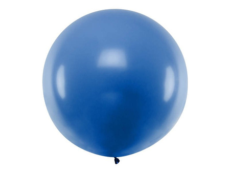 Riesiger Ballon 1m, rund, pastell Blau Blau