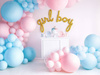 Balon lateksowy Gigant, Błękitny, Pastel Light Blue, 1m, 1 szt