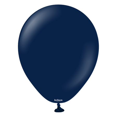 Latex Balloons Kalisan Standard Navy, 30cm, 100 pcs.