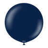 NavyLatexballons, marineblau 60 cm, 2 Stück.