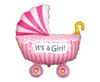 Foil balloon - IT'S A GIRL - 62 CM