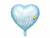 Foil balloon mom to be, 35cm, blue