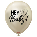 Hey Baby Heart Mirror White Gold, 45 cm, 2 Stk.