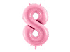 The number 8 Foil balloon, 86cm pink