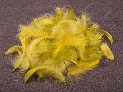 Decorative feathers - Olive, 12 g