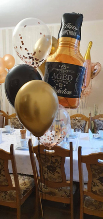 Balloon Birthday Foil, Bottle Whiskey, 93 cm