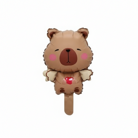 Folienballon mini Capybara Set 27x38cm 6Stk