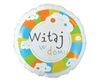 Round foil balloon, Witaj w domu, 46cm