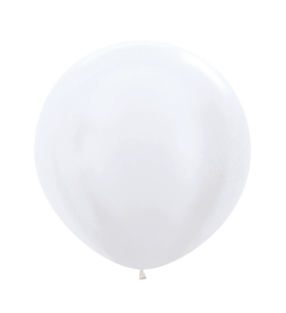 Sempertex Latexballons, Pearl White, 60cm, 10 Stk.