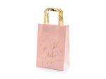 Prosecco Gift Bags, Pink, 18 x 26 x 10 cm