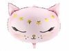 Kitten foil balloon, pink, 48 x 36 cm