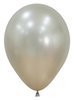 Balony lateksowe Sempertex Silk Cream Pearl kremowy chorme 30cm, 50szt.