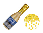 Champagne Confetti Tube, Gold, 20.5 cm